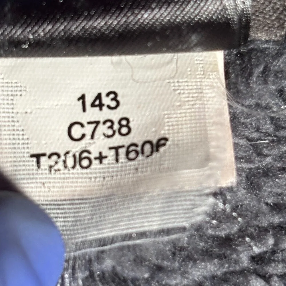 Grey North Face Zip Up Jacket Sz L With Blue Letters and Zippers Chimborazo READ